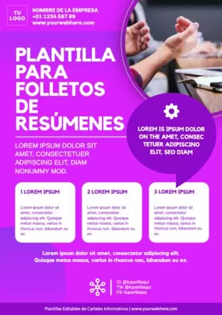 Crea tu flyer