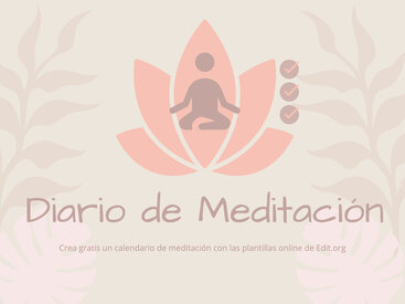 Crea hojas de Diario de Meditación online