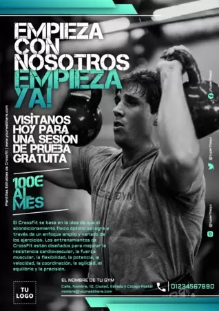 Crea tu flyer