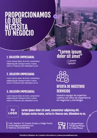 Crea tu flyer