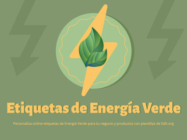 Crea Etiquetas de Energía Verde para tu negocio