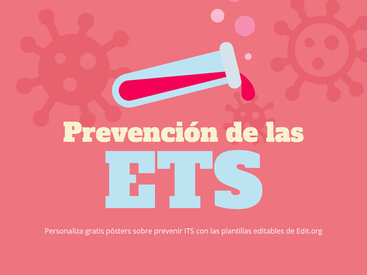 Carteles de Sensibilización sobre ETS para editar