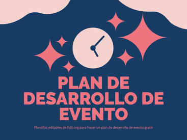 Crea un Plan de Organización de Eventos gratis