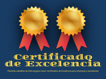 Crea un Certificado de Excelencia con plantillas online