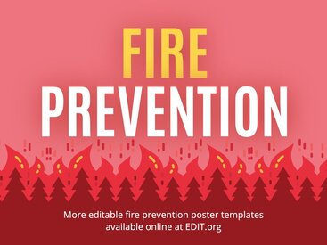 Create a fire prevention poster online