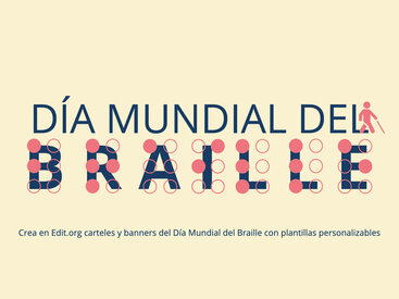 Plantillas del Día Mundial del Braille para editar