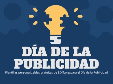 Plantillas para el Día de la Publicidad editables y gratis