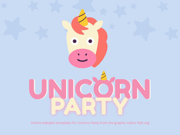 Free Printable Unicorn Birthday Invitations