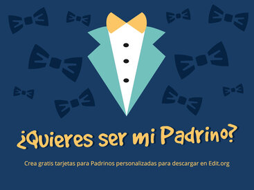 Plantillas de tarjetas para Padrinos de Boda