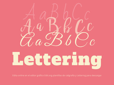 Plantillas de Lettering para descargar online