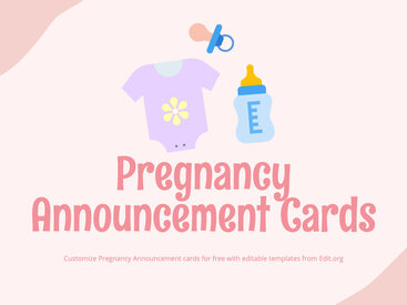 Create Custom Pregnancy Announcement Cards
